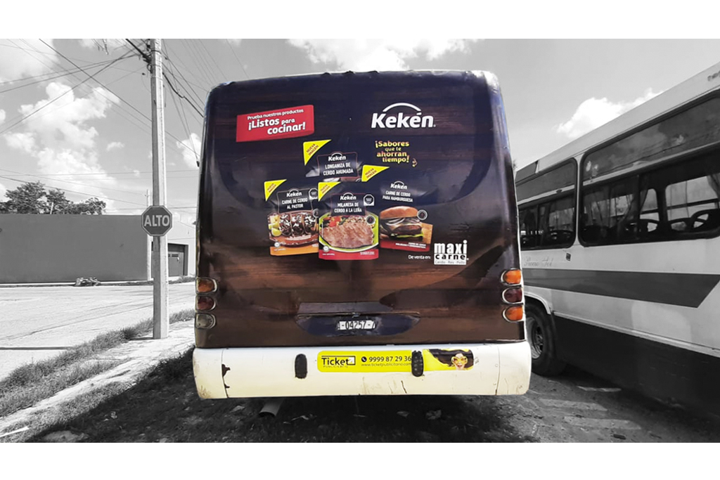 Publicidad Boletos de camion - Ticket Publicitario