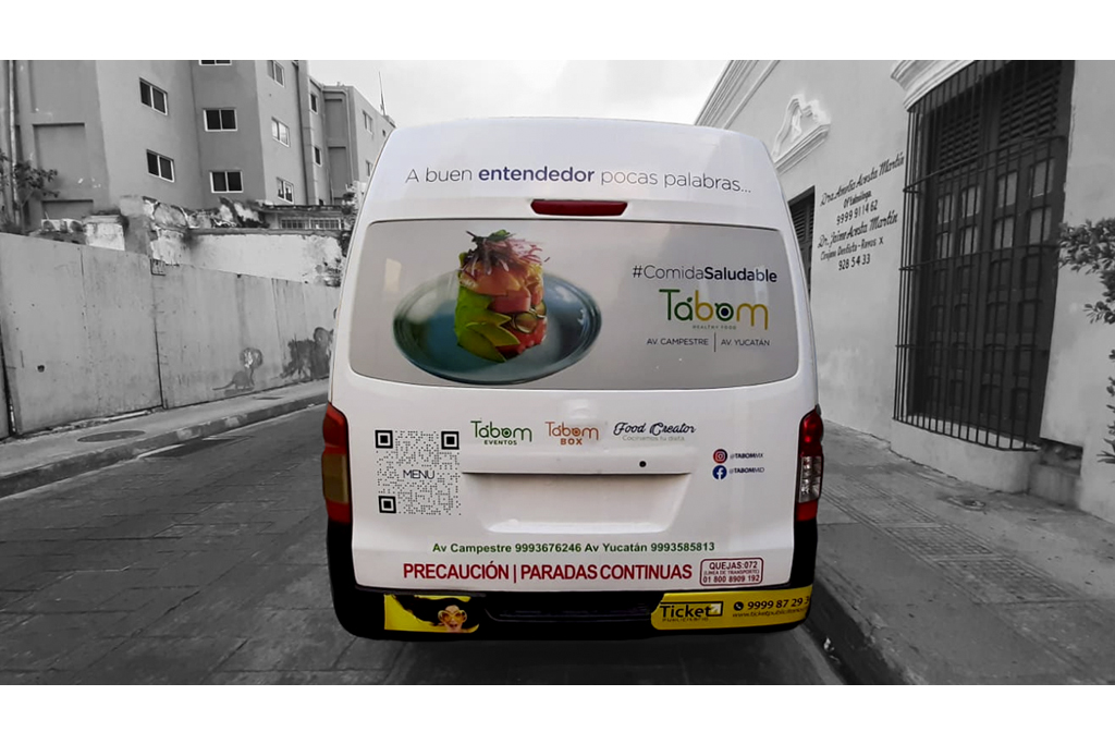 Publicidad Combi - Ticket Publicitario